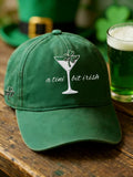 Unisex st patrick's day shamrock art print hat