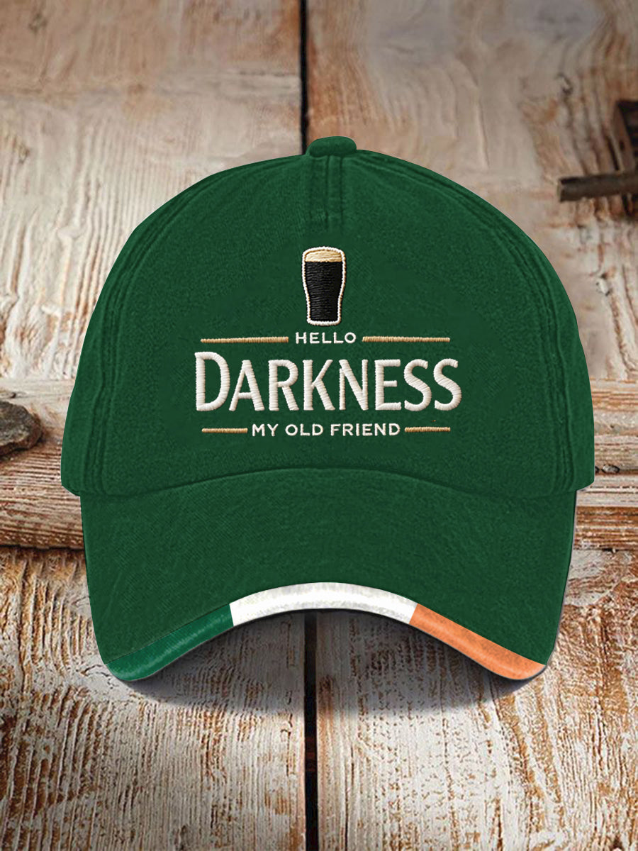 Unisex hello darkness môj starý priateľ tlač cap