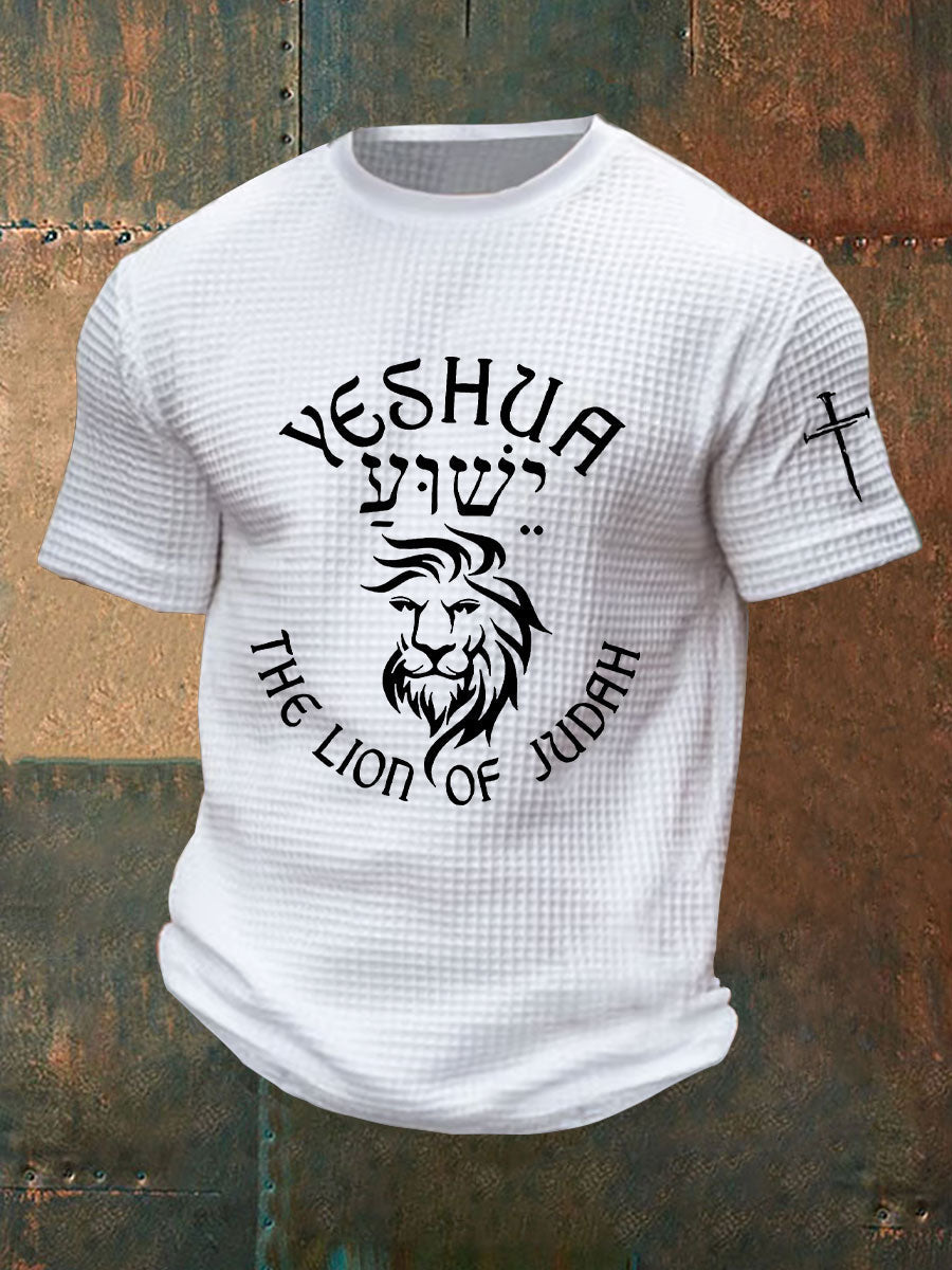 Pánske tričko yeshua waffle print
