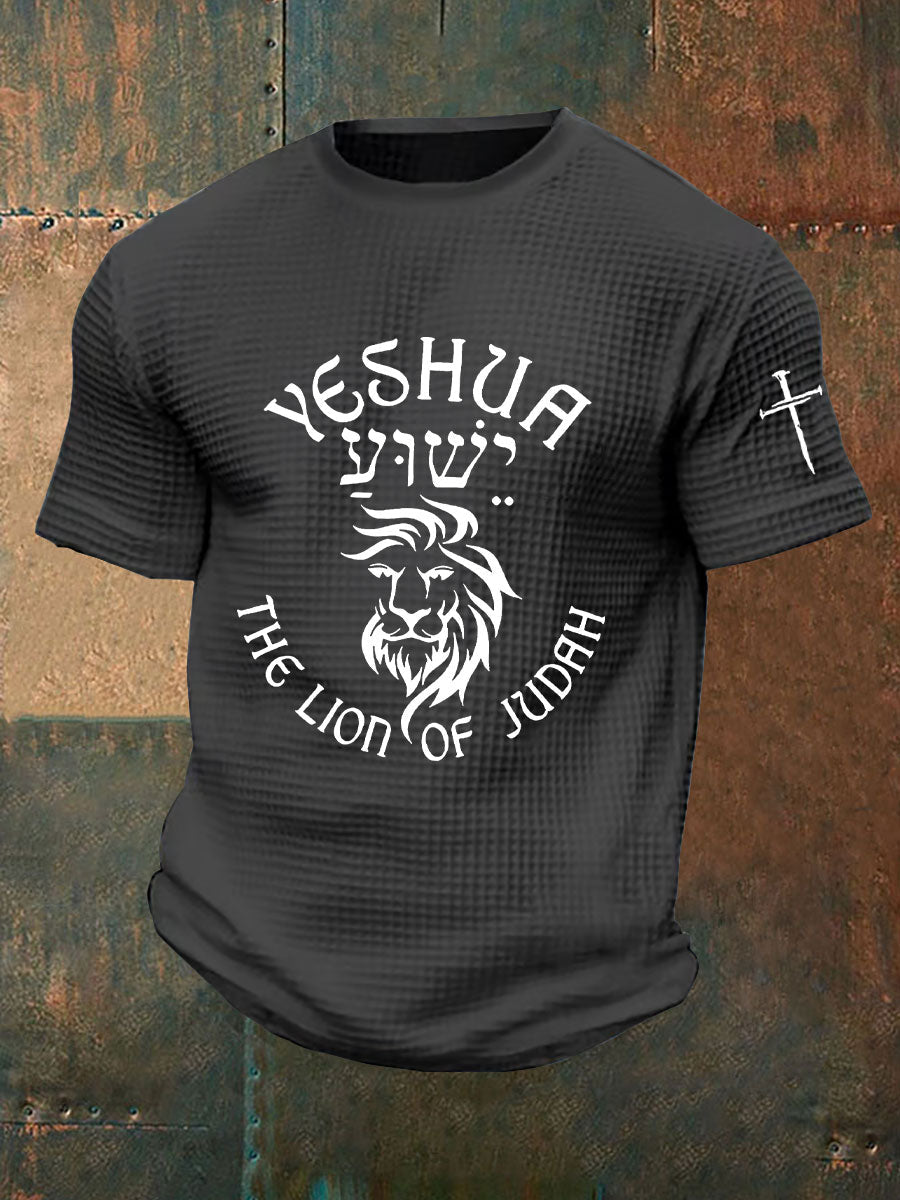 Pánske tričko yeshua waffle print