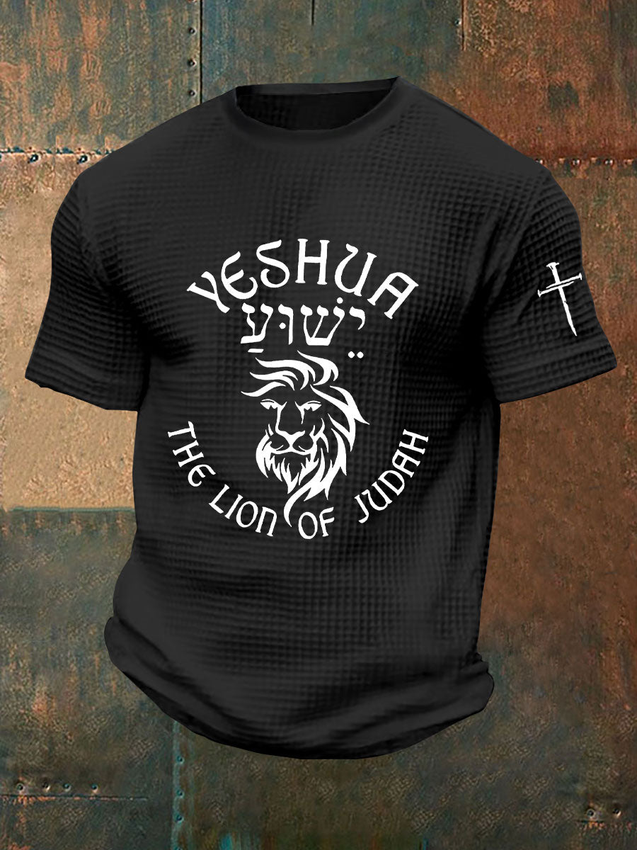 Pánske tričko yeshua waffle print