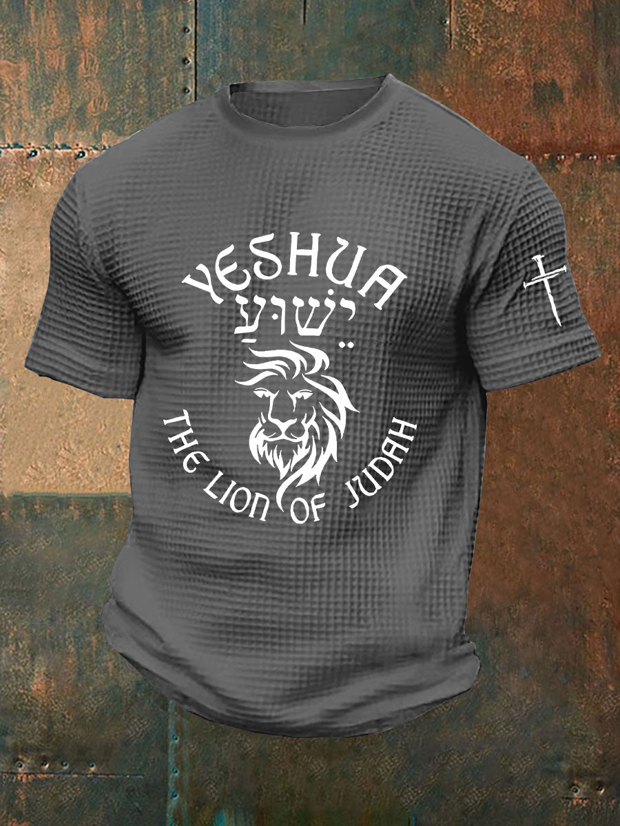 Pánske tričko yeshua waffle print