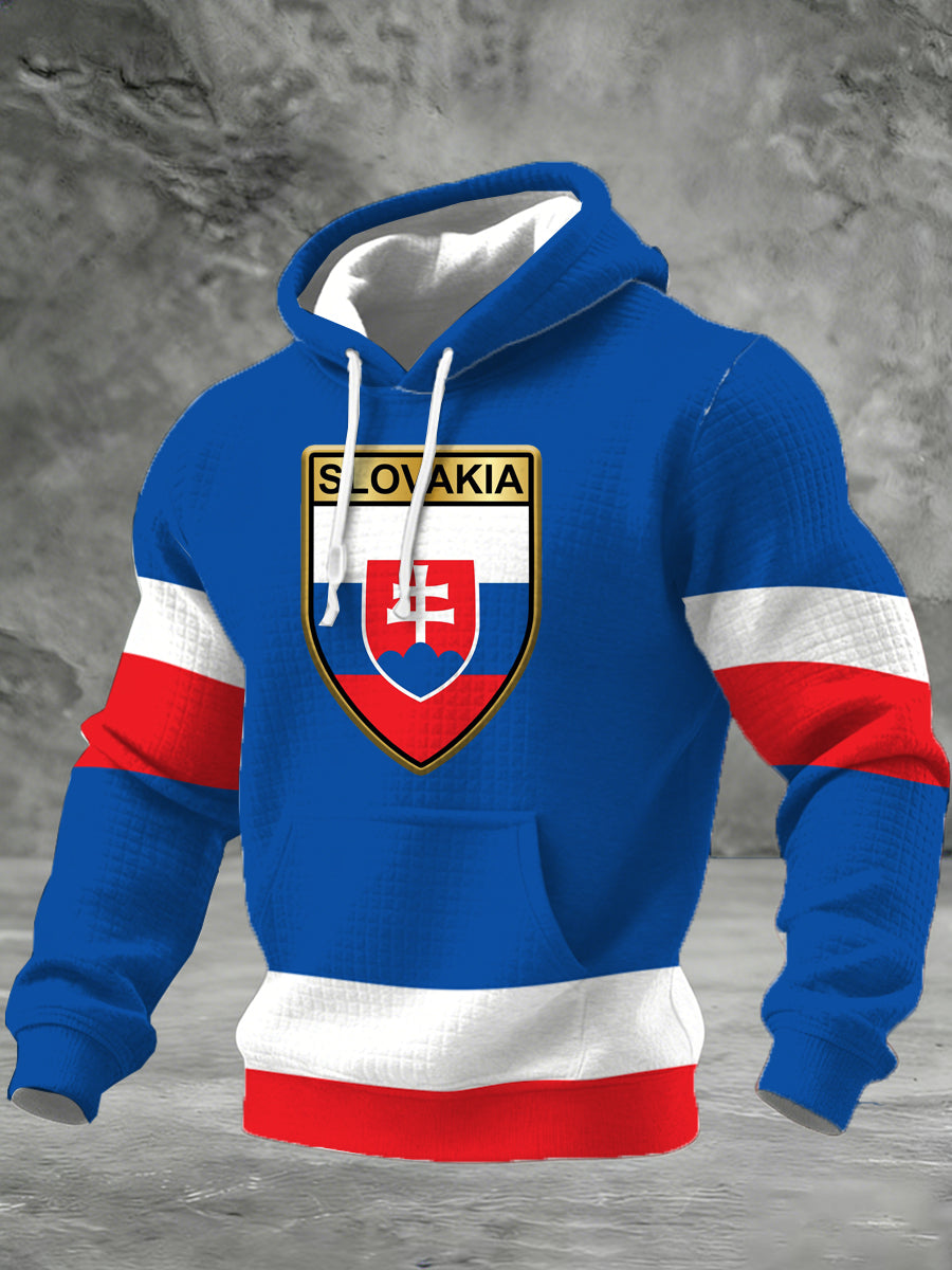 Pánska slovenská tematická tlačená mikina