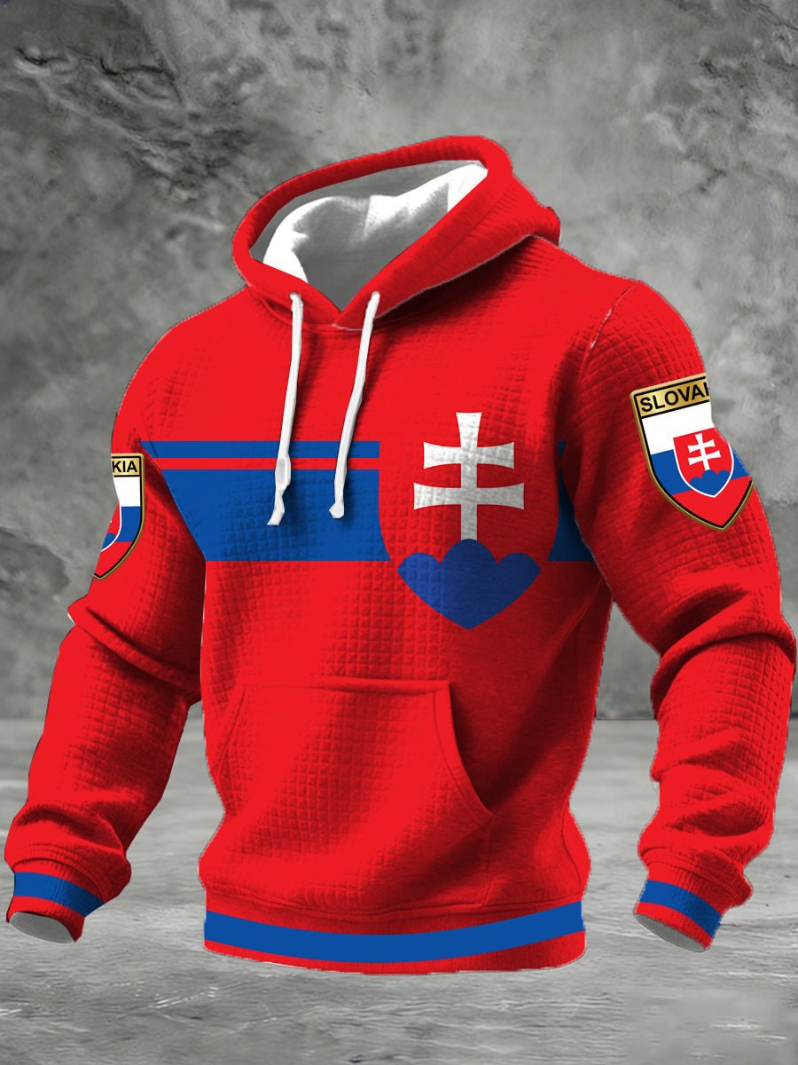Pánska slovenská tematická tlačená mikina