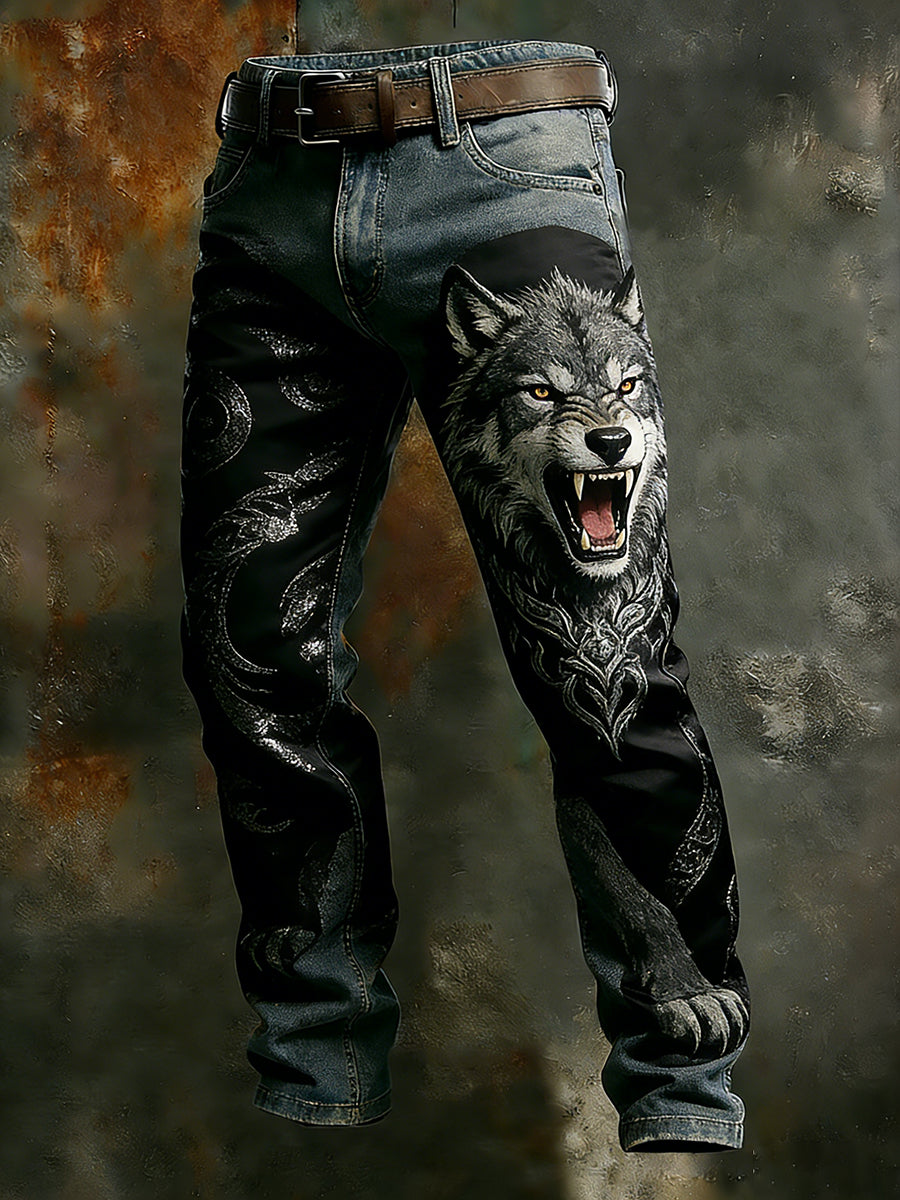 Pánske retro business style príležitostné pracovné nohavice