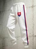 Pánske slovenské vlajky tlače nohavice