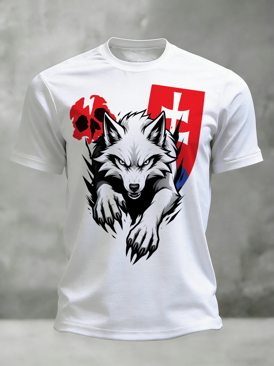 Pánske slovenské-tematické tlačené tričko